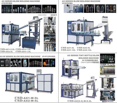 China Bottle CE Approved with AX Down Blow Series Automatic Blow Molding Machine (CSD-AX2-10L) for sale