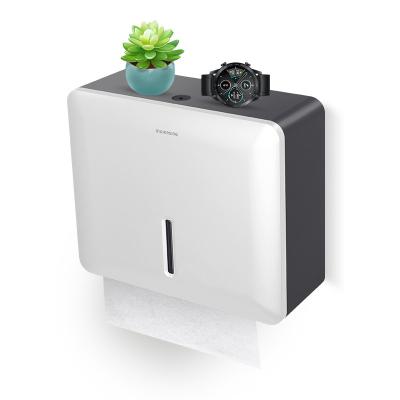 China Modern Wall Mount M Ply Tissue Box Tissue Holder ABS Plastic Tissue Paper Towel Dispenser Holders Dispensador de Papel de Toilette Kitchen Wall Mount for sale