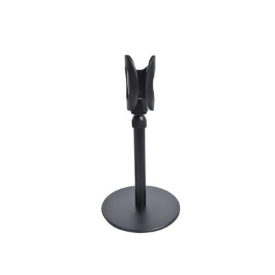 China 2021 New Product Adjustable Retractable Microphone Stand 180 Degree Adjustable For Lifetime Broadcast for sale