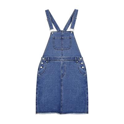 China Sarafans sarafan girl denim overalls ladies cotton denim skirts breathable wholesale for sale