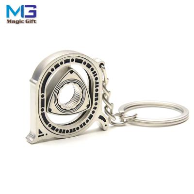 China Custom Model Decorated 3D Metal Logo Car Keychain Ring Marked Keychain for sale