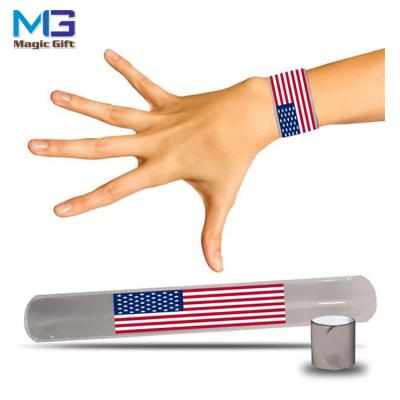 China Europe Novelty Promotional Kids Slap Wristband For Leg for sale