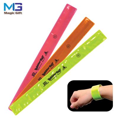 China High Quality Custom Reflective Slap Bracelets From Europe With CE for sale