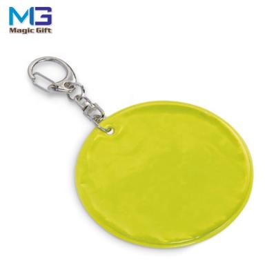 China Zhongshan Custom Reflective Safety Tearable Reflector Manufacture Zhongshan Key Chain for sale