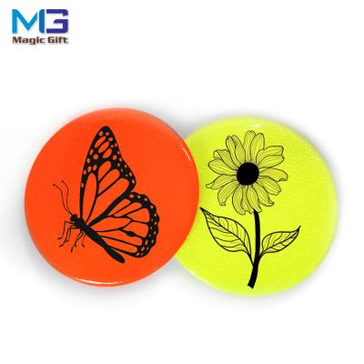 China REFLECTIVE Promotional Gifts Custom Printing PVC Badge Button Pin Badges for sale