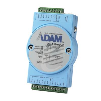 China Advantech ADAM-6022-A1E Ethernet-based 2 (3 AI) Double-loop PID Controller for sale