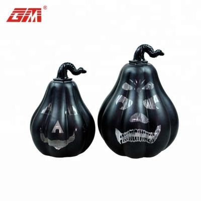 China Halloween Decoration LED Tealight Battery Operated Pumpkin Lantern For Halloween Decoration for sale