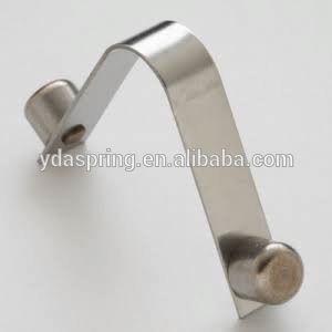 China V Shape 65mn Spiral Steel Spring Button Clip for sale