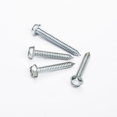 China Carbon Steel Hex Washer Head Self Tapping Screw for sale