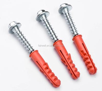 China PP PA China Manufacturer NYLON Self Tapping Screw Anchor for sale