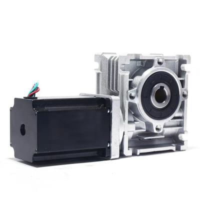 China CNC Machine Worm Gear Stepper Motor Geared Nema 23 Stepper Motor With Gearbox for sale