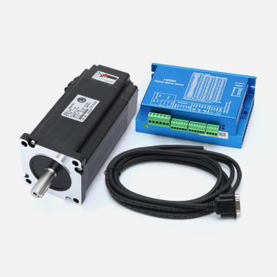 China nema34 Stepper Motor 12N.m NEMA 34 Closed Loop Easy Servo Stepper Motor Set With Encoder Kit 86HSE12N-BC38 for sale