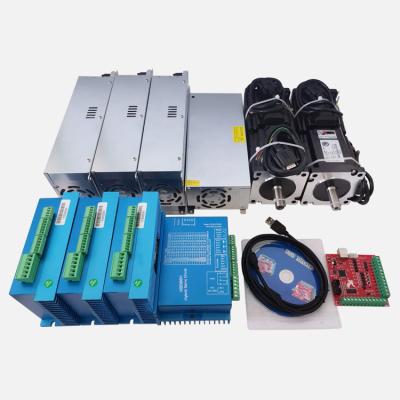 China CNC 4 Axis Stepper Motor Kit NEMA 34 Closed Loop Stepper Motor Kit 4.5N.m 8N.m 12N.m With 1000ppr Encoder Kit 86*86mm for sale