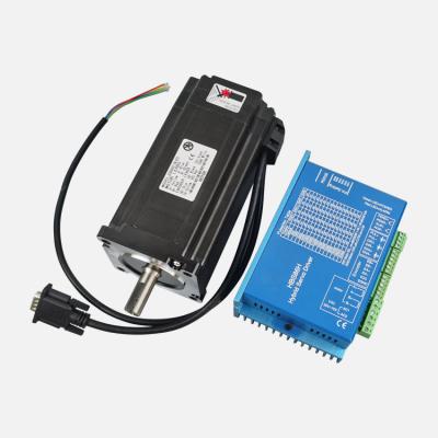 China High quality China nema34 12N.M closed loop stepper motor kit used with HSS86 stepper driver with encoder for CNC machine MPS86HSE12N-BC38 for sale