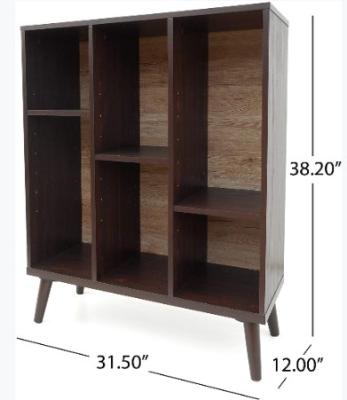 China Bookshelf Bookcase Modern Book Shelves Made in China Rustic Wooden Bookcase for sale