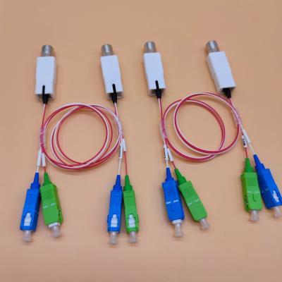 China Cheap Price CATV Networks Passive Component CATV RF Output Optical Node With WDM for sale