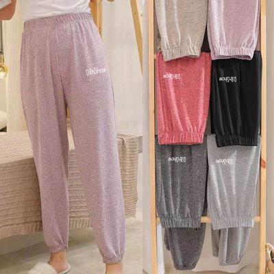 China Wholesale NEW Style Fairy Mouth Ankle Spring Anti-wrinkle And Foot Package Autumn Style Pajamas Thin Home Nightgown Pants for sale