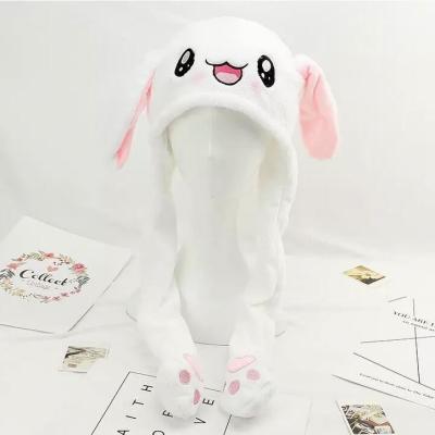 China breathable & Bunny Ear Plush Sweet Cute Bunny Ear Hat Bunny Ear Airbag Waterproof Hat for sale