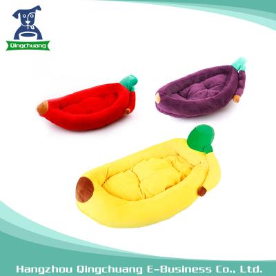 China Banana Pet Supplies Dog Kennel House Dog Bed Sustainable Warm Pet for sale