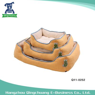 China Viable Wholesale Pet Accessories Coral Cashmere Pet Bed For Cat And Dog for sale