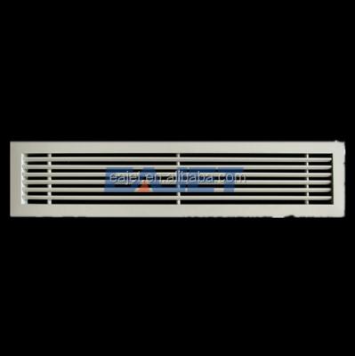 China Energy Saving Aluminum Single Deflection Supply Adjustable Air Grilles Hinged Linear Grill for sale