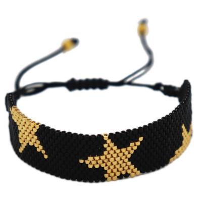 China Comfort Fit Personality Fashion European and American Miyuki Star Bracelets Handmade Female Bracelets Bangles for sale