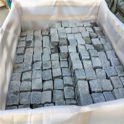 China Des China-Granit-dunkelgraue Granit-G654 Oberflächennatürliches Würfel-des Stein-6 u. gestolpert in 10x10x5cm zu verkaufen