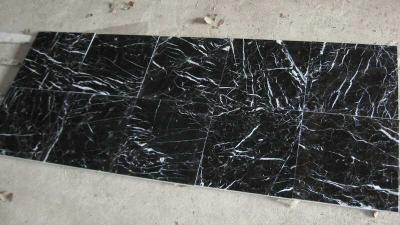 Chine Tuiles de marbre de la Chine Marquina, tuile de marbre de la Chine Nero Marquina, noir de la Chine avec des tuiles de marbre de veine, tuile de marbre de Mosa Classico à vendre