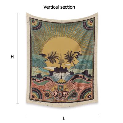 China Light Bridesmaid Tapestry Wall Hanging For Home Dorm Decor Background Art Cloth Sun Bed Cover Bedroom Wall Tapestries for sale