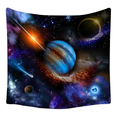 China Retro Tapestry Minimalist Spectacular Wall Hanging Galaxy Yoga Hippie Decorative Beach Mat Cloth Space Tapestry for sale