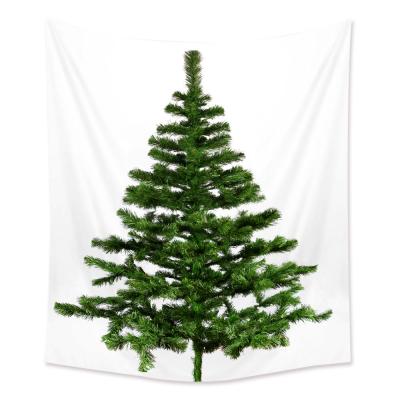 China Light Christmas Tree Tapestry Art Wall Hanging Home Interior Bedroom Decoration Vintage Holiday Tree Tapestry Ornament Festival for sale