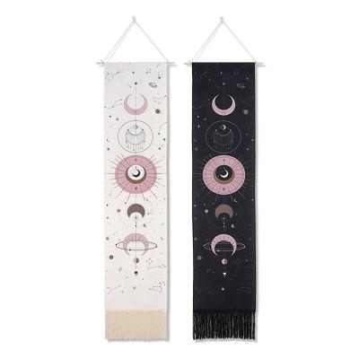 China Minimalist Lunar Eclipse Cycle Of The Moon Tapestry Wall Hanging Banner Art Moon Tapestry for sale