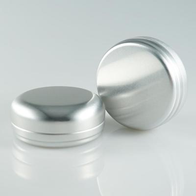 China 60g 80g 100g silver oval instant aluminum tin, soap packaging jar, container mint for sale