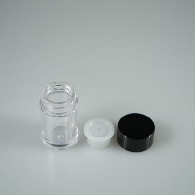 China Round 5G Mini Eyeshadow Cosmetic Lip Pigment Container Jars / Strainer Jar / 5g Nail Decoration for sale