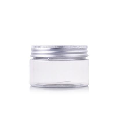 China 100g Skin Care Cream Jar With Aluminum Screw Lid / Cream Lotion Container For Sugar Scrub, Body Butter, Lip Gloss, Powder, Balm for sale