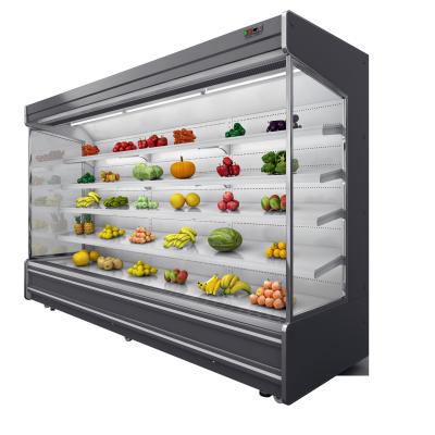 China Double-temperature Supermarket Refrigeration Equipment Freezer Refrigerator Display Combo Cooler Adjustable Cooling for sale