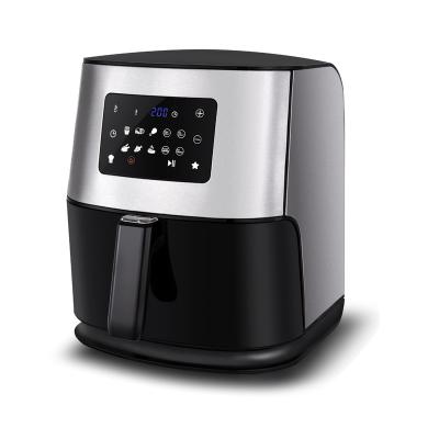 China 2021 Household New Arrival Stainless Steel Digital Air Fryer No Oil 6.5L Air Fryer Cooker for sale