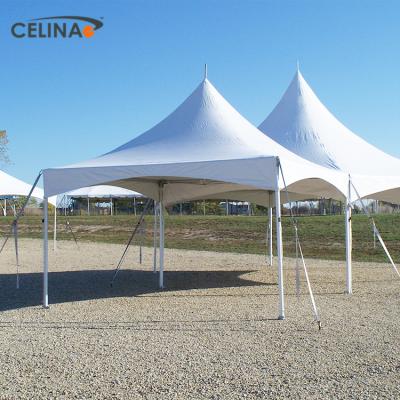 China Celina Trade Show Event Tension Tent UV Resistance Tent Hexagonal Wedding Decoration for sale