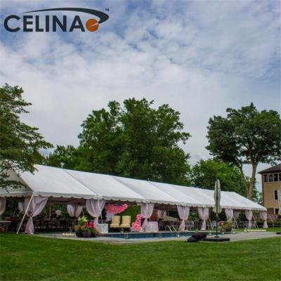 China UV Resistance Large Gable Big Activity Events 10ft*40ft Outdoor Outdoor Celina Party View Tent Gazebo Event Shelter Canopy for Wedding for sale