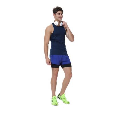 China High Quality Breathable Men Sports Clothing Gym Vest Workout Yoga Top Runner Back Muscle Vest For Men for sale