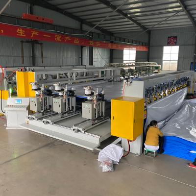 China High Speed ​​Precise Tarpaulin Production Tarpaulin Weld Eyelet Cut Machine Automatically for sale