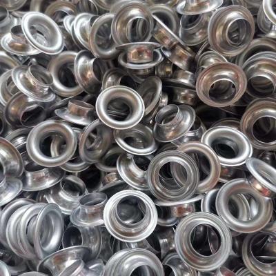 China Nickel Free Aluminum Tarpaulin Eyelet Seal Metal Buckle Ring Buttonhole For PE Tent for sale