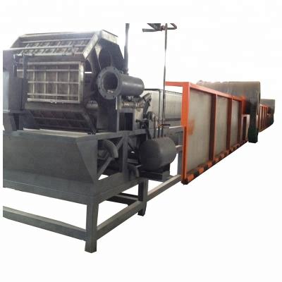 China Carton and Newspaper High Capacity 8000pcs Egg Container Machine for sale