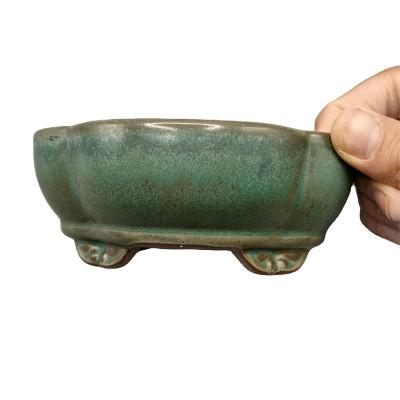 China CLASSIC Classic Kiln Glazed Bonsai Pot Yixing Bonsai Pot for sale