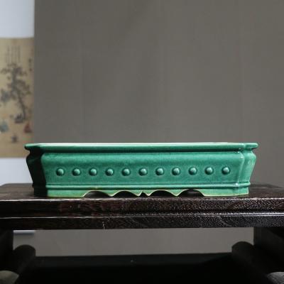 China CLASSIC Exquisite Classic Rectangular Bonsai Basin for sale