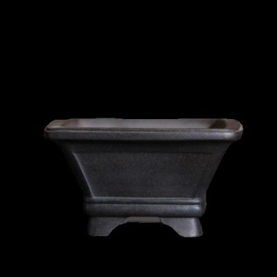 China CLASSIC Unglazed Rectangle Pot Handmade Yixing Bonsai Pot for sale