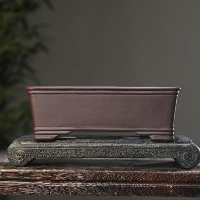 China CLASSIC Rectangle Unglazed Yixing Bonsai Pot for sale