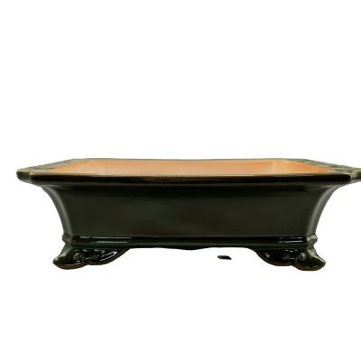 China Cloudfeet CLASSIC Yixing Bonsai Classic Glazed Pot for sale