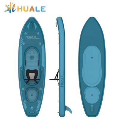 China Hot Selling PVC Inflatable Kayak Canoe Rowing Boat Kayak Fishing Ocean Traveling For Outdoor Water Sport for sale