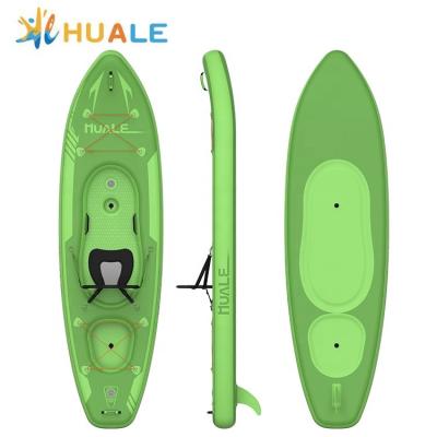 China High Quality PVC Kayak Canoe Foldable Inflatable Rowing Boat New Custom Design for sale